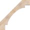 Ekena Millwork 3 1/2"W x 38"D x 38"H Merced Smooth Knee Brace, Douglas Fir BRC04X38X38MRC00SDF - alternate 2